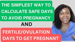 HOW TO CALCULATE MY SAFE DAYS OVULATION DAY fertile day can i get pregnant in my periods [upl. by Flemming]