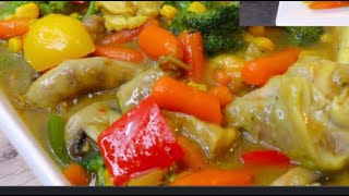 How to make chicken sauce for white rice [upl. by Eahsal]