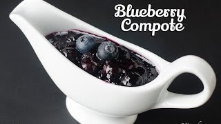 Blueberry Compote Soos Buluuberi صلصة التوت اﻷزرق [upl. by Ennej]