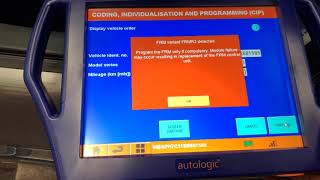 Autologic Bluebox 2011 BMW 328i programing SRS module [upl. by Goldfinch642]