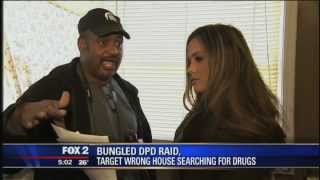 Detroit police raid wrong house for drugs [upl. by Tjon]