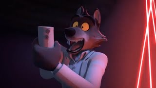 Mr Wolf screams and disappears meme [upl. by Stock]