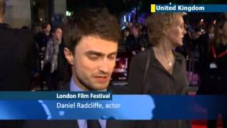 Harry Potter rivals Daniel Radcliffe and Ralph Fiennes share red carpet at London Film Festival [upl. by O'Gowan56]