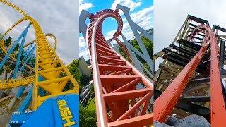 Every Roller Coaster At Hersheypark 2024 Edition Wildcats Revenge POV [upl. by Eiramadnil]