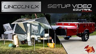 Ezytrail Campers Lincoln LX Setup Guide [upl. by Nawad118]