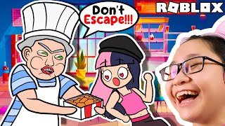 Roblox  Escape Lunchlady Alice Obby [upl. by Andy]