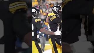 HIGHLIGHT Kenny Pickett throws TD to George Pickens with 46 seconds left LVvsPIT on NFL Network [upl. by Ame]