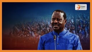 Raila amkosoa rais kwa kulaumu kupanda kwa dola [upl. by Reyna805]