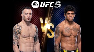 UFC COLBY COVINGTON VS GILBERT BURNS MAIN EVENT FIGHT ON LEGENDARY DIFFICULTY [upl. by Ammadas]