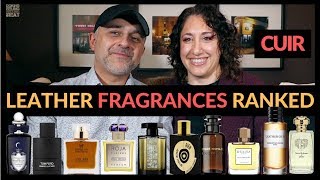 Top 20 Leather Fragrances Ranked By Dalya  Favorite Leather Perfumes [upl. by Aizatsana632]