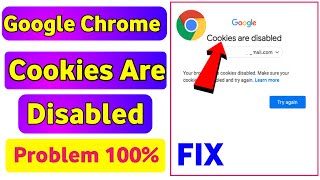 Fix chrome cookies are disable your browser has cookie disable  how to enable cookies on chrome [upl. by Mina]