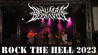 Inhuman Depravity  LIVE  Rock The Hell 2023 FULL SHOW  Dani Zed Reviews [upl. by Pogue]