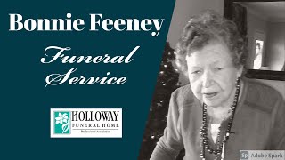 Funeral Service for Bonnie Feeney [upl. by Jabon620]