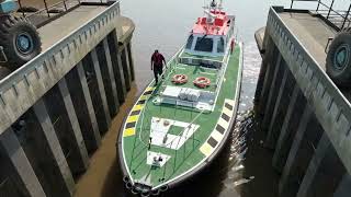 Wisbech harbour pilot Sutton Bridge to Wisbech [upl. by Yud]