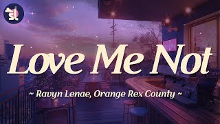 Ravyn Lenae feat Rex Orange County  Love Me Not Remix [upl. by Collimore]