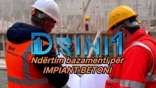 Ndërtim bazament për impiant betoni [upl. by Ahteres]