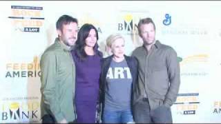 Courteney CoxDavid ArquettePatricia Arquette at quotRock A Little Feed A Lotquot Benefit Concert [upl. by Selmore]