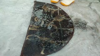 Filthiest Dark Mud Poured From This Flooded Rug  Carpet Cleaning Satisfying ASMR [upl. by Alocin]