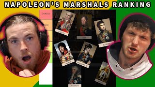 HISTORY ENTHUSIASTS RANK NAPOLEONS MARSHALS [upl. by Eenad]