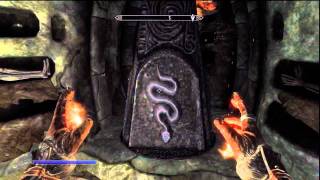 Skyrim  Ruinas de Saarthal  Como abrir la puerta  How to open the door [upl. by Erle]