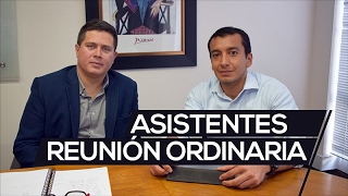 Asistentes Reunión Ordinaria [upl. by Ermin]