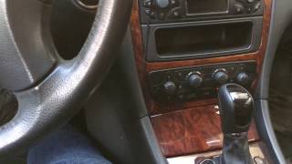 MercedesBenz W203 Secret function button [upl. by Eedya]