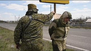 Rebels in eastern Ukraine carry out summary justice amid vacuum [upl. by Ainnet]