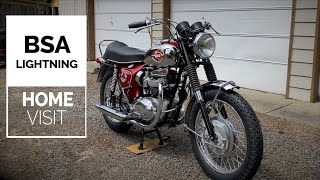 Original 1969 BSA Lightning 650cc Motorcycle [upl. by Christan]