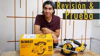 Sierra circular inalámbrica DeWalt DCS391 6 12  Revisión amp Prueba [upl. by Nohsid]