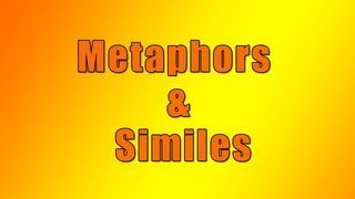 Metaphors amp Similes [upl. by Nonnarb859]