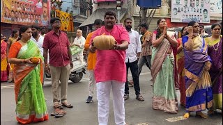 Talasani Skylab Yadav Anna with family at Secunderabad Bonalu 2022  Talasani Srinivas Yadav Bonalu [upl. by Nuris867]