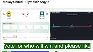 Torquay United vs Plymouth In this live broadcast 🔴 with detailed visual and text effects [upl. by Ahseret]