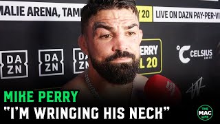 Mike Perry talks mascot attack “Don’t step to me like that” [upl. by Nils]