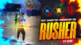 CS Rank Best Character Combination  Best Character Combination For Rushers CS Rank Tips and Tricks [upl. by Ruhtracm]