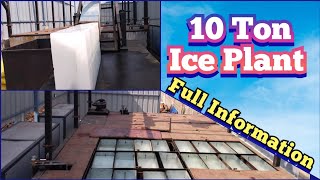 10 Ton Block Ice Plant In Freon Gas  Fully Automatic Plant [upl. by Bywaters547]