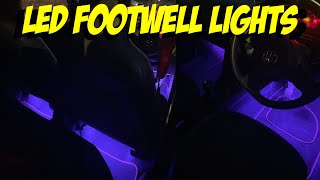 INSTALLING LED FOOTWELL LIGHTS [upl. by Nottnerb]