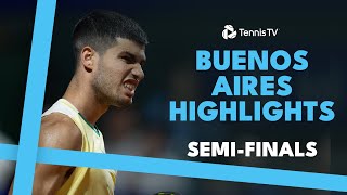 Alcaraz vs Jarry Diaz Acosta vs Coria in Argentine Derby  Buenos Aires 2024 SemiFinal Highlights [upl. by Adil658]