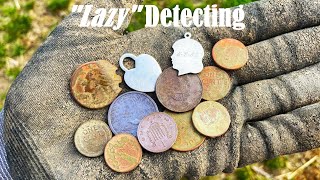 Only digging the HIGH TONES while Metal Detecting this week SILVER COINS and RELICS [upl. by Anafetse]