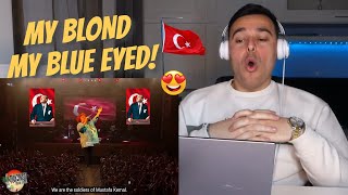 Italian Reaction 🇹🇷 Selda Bağcan  Sarı Saçlım Mavi Gözlüm  Milyonfest MersinErdemli [upl. by Tybi]