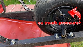 Wheelbarrow Wheel Tire Pressure [upl. by Kamila]