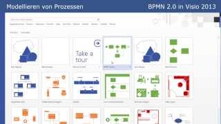 BPMN 20  BPMN in Visio 2013 Tutorial Part 7 [upl. by Tamera]