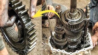 Restoration GearBox Truck Transmission with Basic Tools  How to Rebuild Broken Transmission [upl. by Tia]