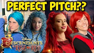 Decendants The Rise of Red  Perfect Pitch Challenge ✨🎤 [upl. by Kcin51]