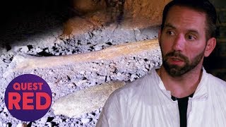 Nick Groff Finds Bones Buried Inside The Monroe House  Paranormal Lockdown [upl. by Mumford113]