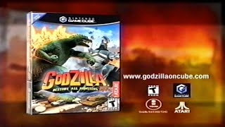 Godzilla Destroy All Monsters Melee 2002 Game Commercials [upl. by Rinum]