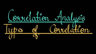 Correlation Analysis Part 1 Types of Correlation  BCom  MCom [upl. by Assiluy356]