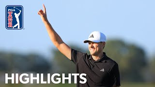 Ludvig Åberg claims first PGA TOUR win  Round 4  The RSM Classic  2023 [upl. by Ellesor]