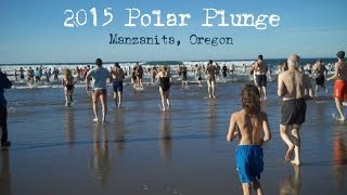 2015 New Years Day Polar Plunge Manzanita Oregon [upl. by Calbert]