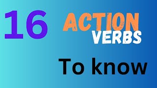 Action Verbs [upl. by Enwad]