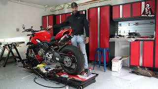 Ducati streetfighter v4s sc project exhaust sound  2021 ducati streetfighter v4s first look [upl. by Annavoeg]